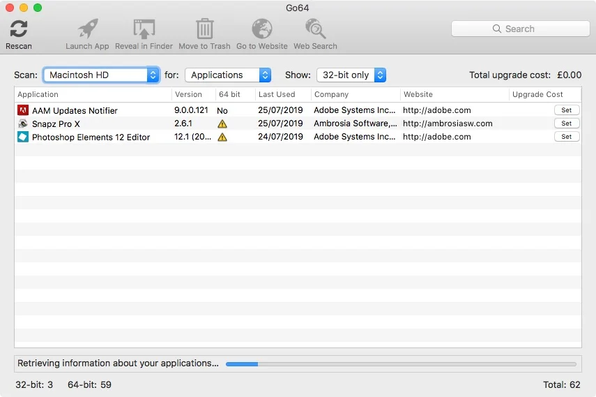 Getting Ready For macOS Catalina - Rooting Out All Your 32